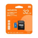 MEMORIA MICRO SDHC 32GB ADATA AUSDH32GUICL10A1-RA1 CLASE 10 100 MB/S 25 MB/S PARA TELÉFONOS INTELIGENTES ANDROID, TABLETAS, CÁMARAS DIGITALES
