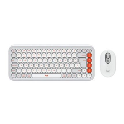 TECLADO Y MOUSE LOGITECH POP ICON COMBO INALÁMBRICO BLUETOOTH ESPAÑOL 920-013055