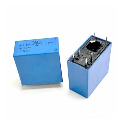 RELAY 12VDC 5A 6 PINES 2 POLOS 1 TIRO DPST SH-212DM3