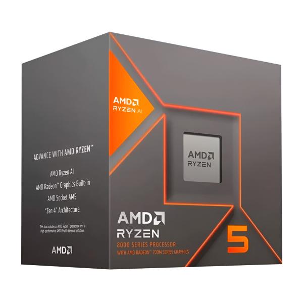 enlazanexo-1102742d1d8ef7f8 PROCESADOR AMD RYZEN 5 8600G 8VA GEN 4.3 GHZAM5 100-100001237BOX - Imagen 1