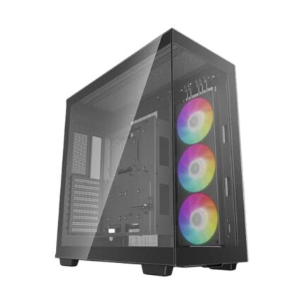 CASE GAMING RGB DEEPCOOL CH780 FULL TOWER VENTILADOR 1 DE 120MM CON VIDRIO LATERAL Y FRONTAL R-CH780-BKADE41-A1