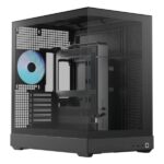 CASE RGB APNX V2-F-BK-V1 MID TOWER 4 VENTILADORES CON PANEL FRONTAL Y LATERAL APCM-VI03143.11