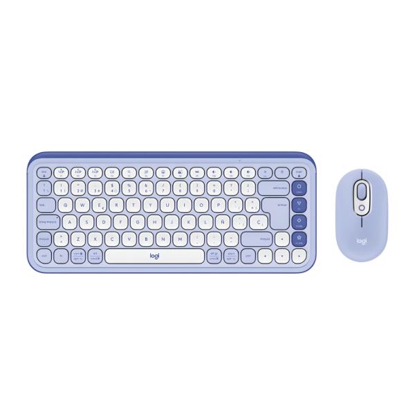 enlazanexo-1cb9338c4b92cf38 TECLADO Y MOUSE LOGITECH POP ICON COMBO INALÁMBRICO BLUETOOTH ESPAÑOL 920-013054 - Imagen 1