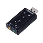 Tarjeta de Sonido USB 7.1 ST-3052 Adaptador Audio Externo para PC y Laptop
