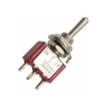 SWITCH PALANCA 6A 125V 6 PINES SPDT ON-OFF-ON MOMENTANEO MTS-123