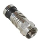 Conector tipo F de compresión para cable coaxial RG6