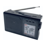 RADIO PORTATIL 8 BANDAS MULTIFUNCION CON BT RECARGABLE CON PANEL SOLAR RD-112UBT