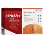 MICROSOFT OFFICE 365 PERSONAL QQ2-00008 CON ANTI-VIRUS MCAFEE TOTAL PROTECTION MTP0ALIX1RAPD BUNDLE1001