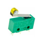 MICRO SWITCH 3A 250V 3 PINES CON LEMA Y ROL