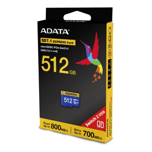 enlazanexo-2d3de4bf246fee7a MEMORIA MICRO SDXC 512GB ADATA UD512GEX3L1-C CLASE 10 V30 800 MB/S / HASTA 700 MB/S PARA CREACIÓN DE CONTENIDO PROFESIONAL, JUEGOS DE ALTO RENDIMIENTO - Imagen 1