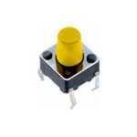 SWITCH PULSADOR TACTIL 6X6X8.0MM 4 PINES AMARILLO