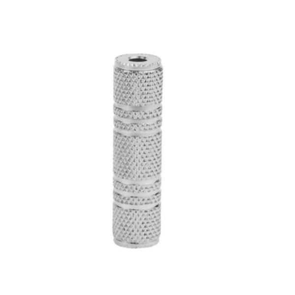 enlazanexo-332104d945879dc4 CONECTOR UNION 3.5MM STEREO A 3.5MM H-H METAL | N.A P-265 - Imagen 1