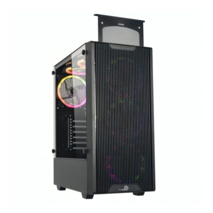 CASE GAMING X-LION H8-675 E010-164 PANEL LATERAL DE VIDRIO TEMPERADO + 2X USB 2.0 + USB 3.0 + AUDIO HD + 3X ABANICO RGB