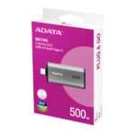 HD SOLIDO EXTERNO 500GB ADATA SC750 USB 3.2 GEN 2 TIPO C 1050 MB/S 1000 MB/S SC750-500G-CCBK