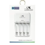 CARGADOR BATERIAS HUSKEE H8008 4 BATERIAS AAA 1100MAH