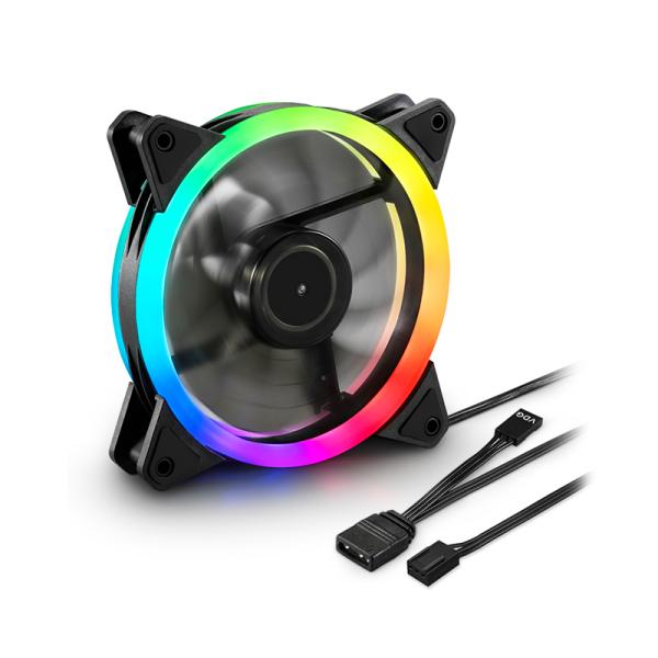 enlazanexo-3f69c0c88f648964 ABANICO GAMING RGB SHARKOON SHARK BLADES FAN PWM 1X12CM 4044951034307 - Imagen 1
