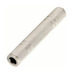 CONECTOR UNION HEMBRA 1/4 6.3MM MONO METAL PLATEADO