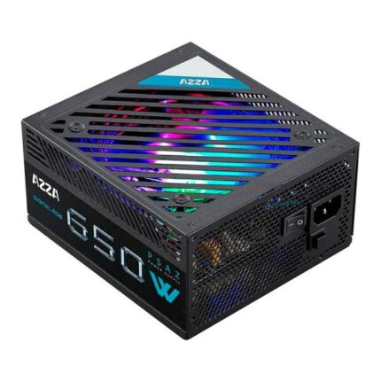 FUENTE DE PODER AZZA 650W ARGB PSU 80 PLUS BRONZE NO MODULAR ATX PSAZ-650W ARGB