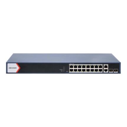 SWITCH HIKVISION DS-3E1520P-EI/M(O-STD) 16 PUERTOS GIGABIT POE/2 PUERTOS GIGABIT RJ45/2 PUERTOS FIBRA GIGABIT 10/100/1000 MBPS ADMINISTRABLE 301803788