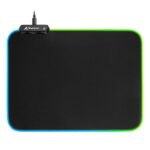 MOUSE PAD GAMING RGB SHARKOON 1337 V2 360 36X27CM TEXTIL Y GOMA 4044951029976