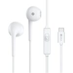 Audífonos USB Tipo C 1Hora AUT124B Blancos