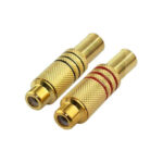 CONECTOR HEMBRA JACK RCA METAL DORADO