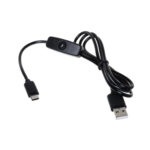 CABLE USB A USB TIPO C CON INTERRUPTOR 1 METRO