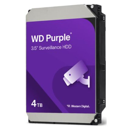 HD INTERNO 4TB WESTERN DIGITAL PURPLE WD44PURZ 3.5 PULG SATA III HASTA 175 MB/S HDD