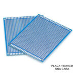 PLACA PCB PERFORADA 10X10CM DE PUNTO AZUL - EPCB-100100S