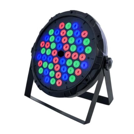 LUZ PAR 54 LED 110/220V , RITMICA, CONTROL REMOTO