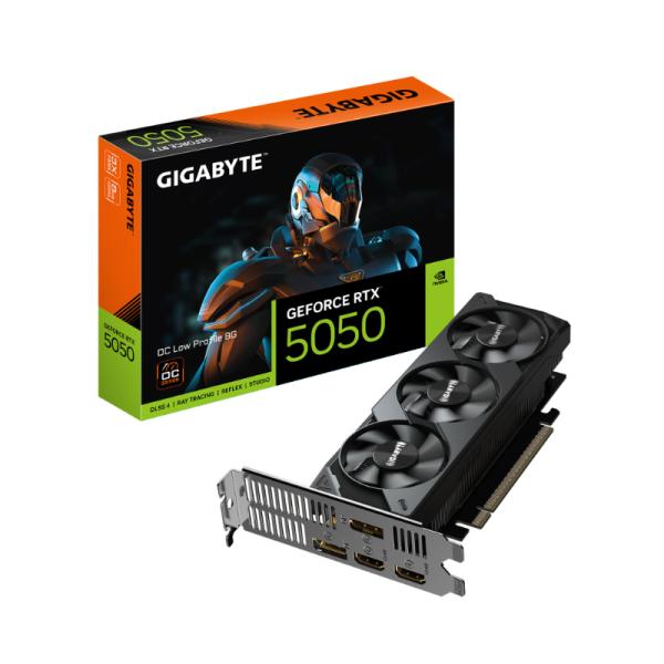 enlazanexo-866e017ad8ea32ad TARJETA DE VIDEO GIGABYTE GEFORCE RTX 5050 OC LOW PROFILE 8G 8GB GDDR6 2587MHZ GV-N5050OC-8GL - Imagen 1