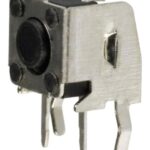 SWITCH PULSADOR TACTIL ANGULO RECTO SOPORTE BRAKET 6X6X1MM 4 PINES
