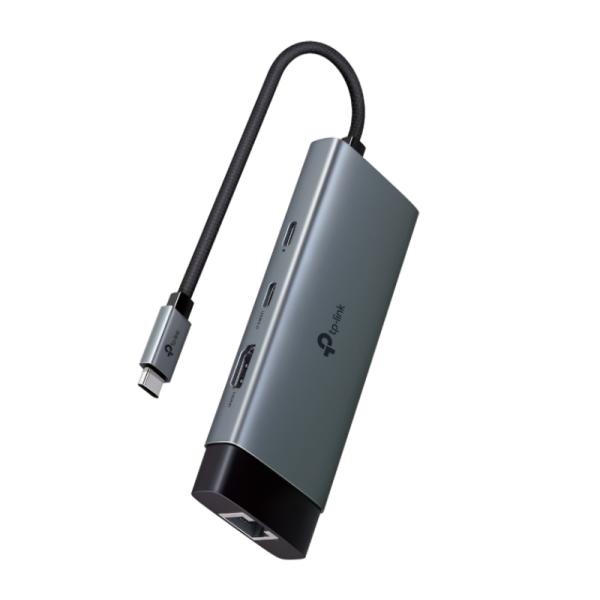 enlazanexo-8a73bd979e1d6203 HUB TP-LINK UH6120C(UN) USB-C 6 PUERTOS (2 USB-A / USB-C DATOS / USB-C PD / HDMI / ETHERNET RJ45 ) 5 GBPS 4K 60HZ PD 100W - Imagen 1