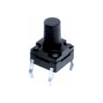 SWITCH PULSADOR TACTIL 6X6X10MM 4 PINES IMPERMEABLE CONTRA POLVO