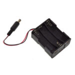 PORTA BATERIA 6 AA CON CABLE Y CONECTOR DCPara 6 baterías tipo AA Fabricado en plástico ABS Con cable y conector DC 5.5x2.1