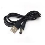 CABLE USB A CONECTOR DC ANGULO RECTO DC 5.5MM x 2.5MM 100CM JX-5525
