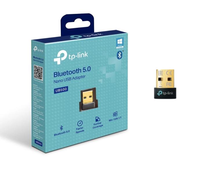 enlazanexo-a4e377ba06a9ae6d-1 Adaptador USB Bluetooth 5.0 TP-Link UB500 para PC y laptop - Imagen 1