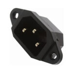 CONECTOR MACHO PLUG AC 3 PINES FUENTE / OLLAS OAR00012