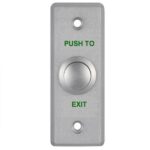 BOTON DE SALIDA Y EMERGENCIA HIKVISION DS-K7P02(O-NEU) (E) MAX. 36 VDC 3 A COMPATIBLE CON MARCOS DE PUERTA HUECOS Y CAJAS ELECTRICAS EMPOTRADAS 302900560