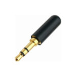 CONECTOR MACHO PLUG 3.5MM ESTEREO METAL