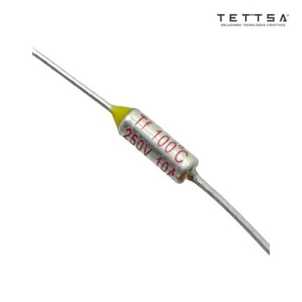 FUSIBLE TERMICO TF100 TERMICO 100ºC 10A 250V FUSIBLE TERMICO 10A