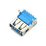 CONECTOR USB 3.0 TIPO A HEMBRA JACK ANGULO RECTO (90 GRADOS)