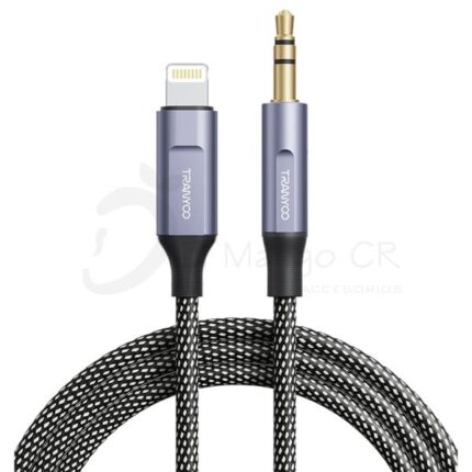CABLE LIGHTNING A 3.5MM 1 METRO T-E15