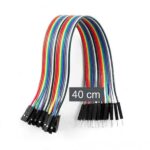 CABLE PARA PUENTES JUMPER MACHO HEMBRA 20 UNIDADES 40CM