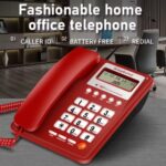 TELEFONO ALAMBRICO HOGAR Y OFICINA CON I/D COLOR ROJO