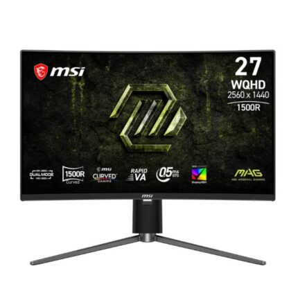 MONITOR GAMING MSI MAG 274CQPDF X32 27 PULG CURVA 1500R WQHD 320HZ/400HZ RAPID VA AMD FREESYNC DISPLAYPORT/HDMI/AUDÍFONOS