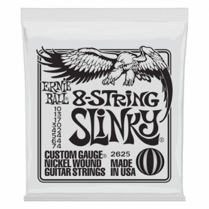 Juego Cuerda 8-STRING Slinky Guitarra Electrica De 8 Cuerdas G.10-74 | ERNIE BALL 2625