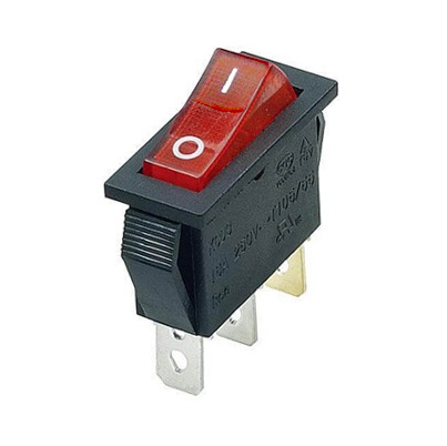 enlazanexo-ca39575dc067b2b1-1 SWITCH ROCKER 20A 125V 3 PINES CON LUZ DELGADO 2500W KCD3 - Imagen 1