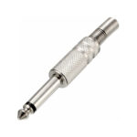 CONECTOR MACHO PLUG 1/4 6.35 MM P-101T/P-101A MONO