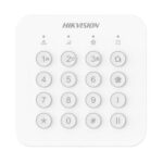 TECLADO PARA ALARMA INALAMBRICO HIKVISION AX HOME DS-PK201B-WB(O-STD) CORRIENTE MAXIMA 190 MA ALCANCE DE HASTA 1000M 302402336